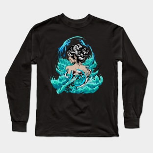 Geisha: Queen Of The Ocean Long Sleeve T-Shirt